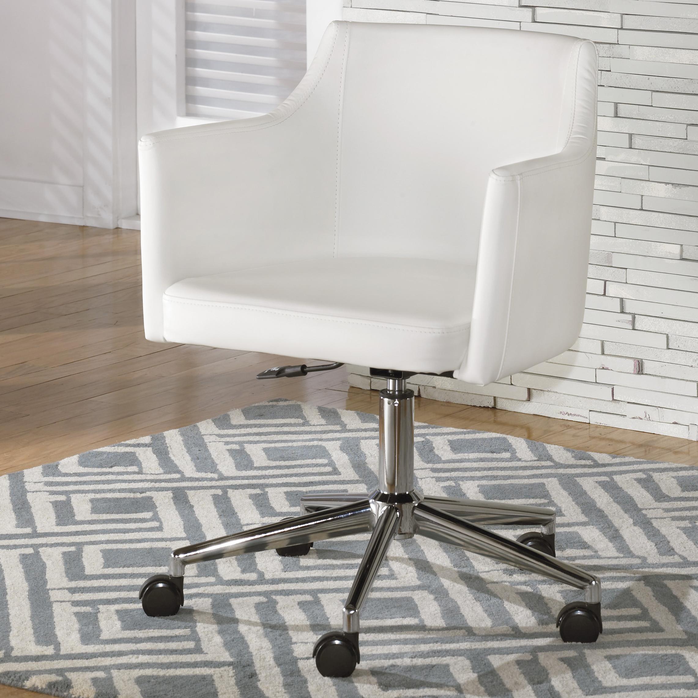 Office chair white on sale legs